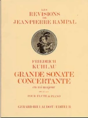 Grande sonate concertante en Mi majeur opus 51 no2 Visuel